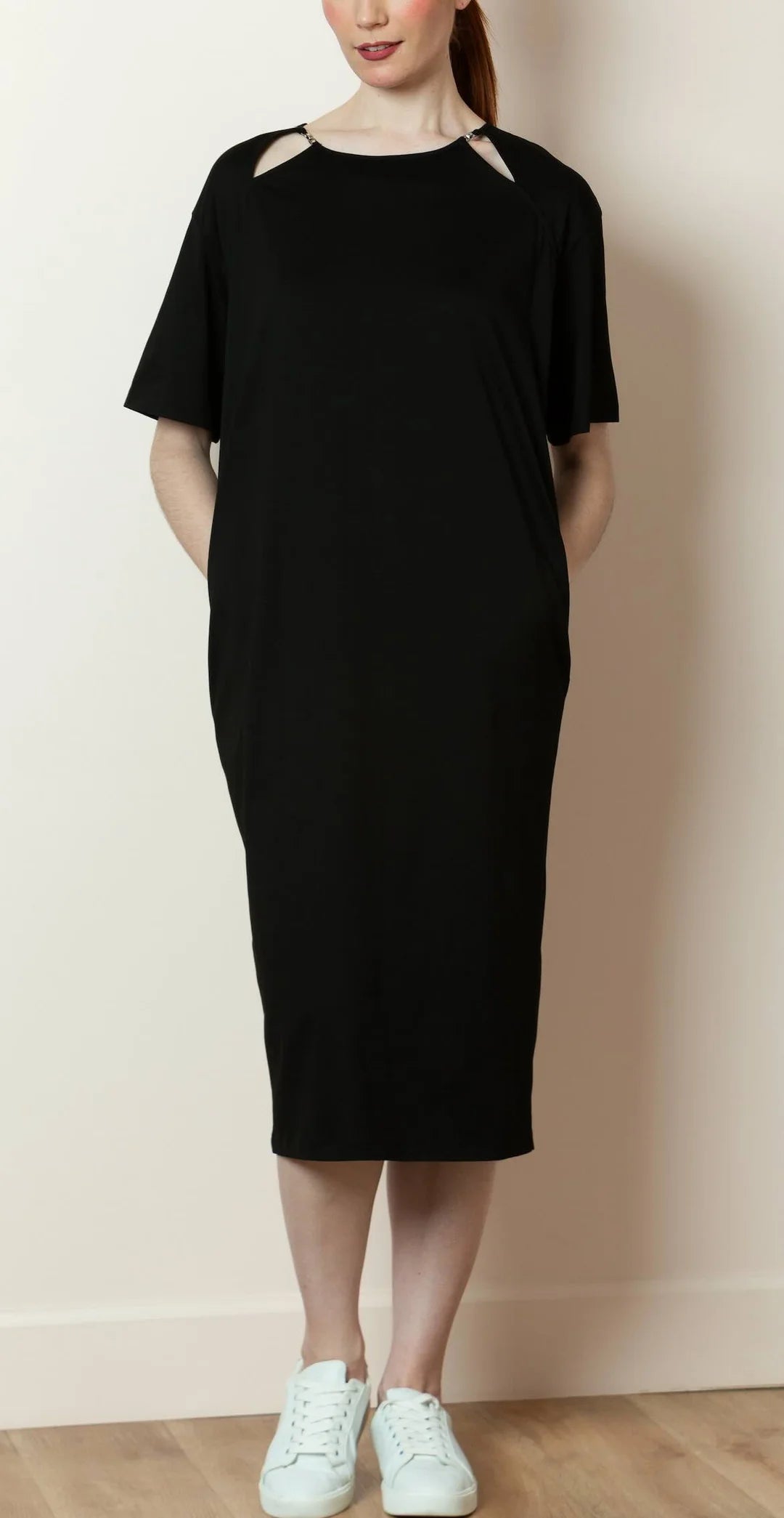 Elena Midi Dress - Black