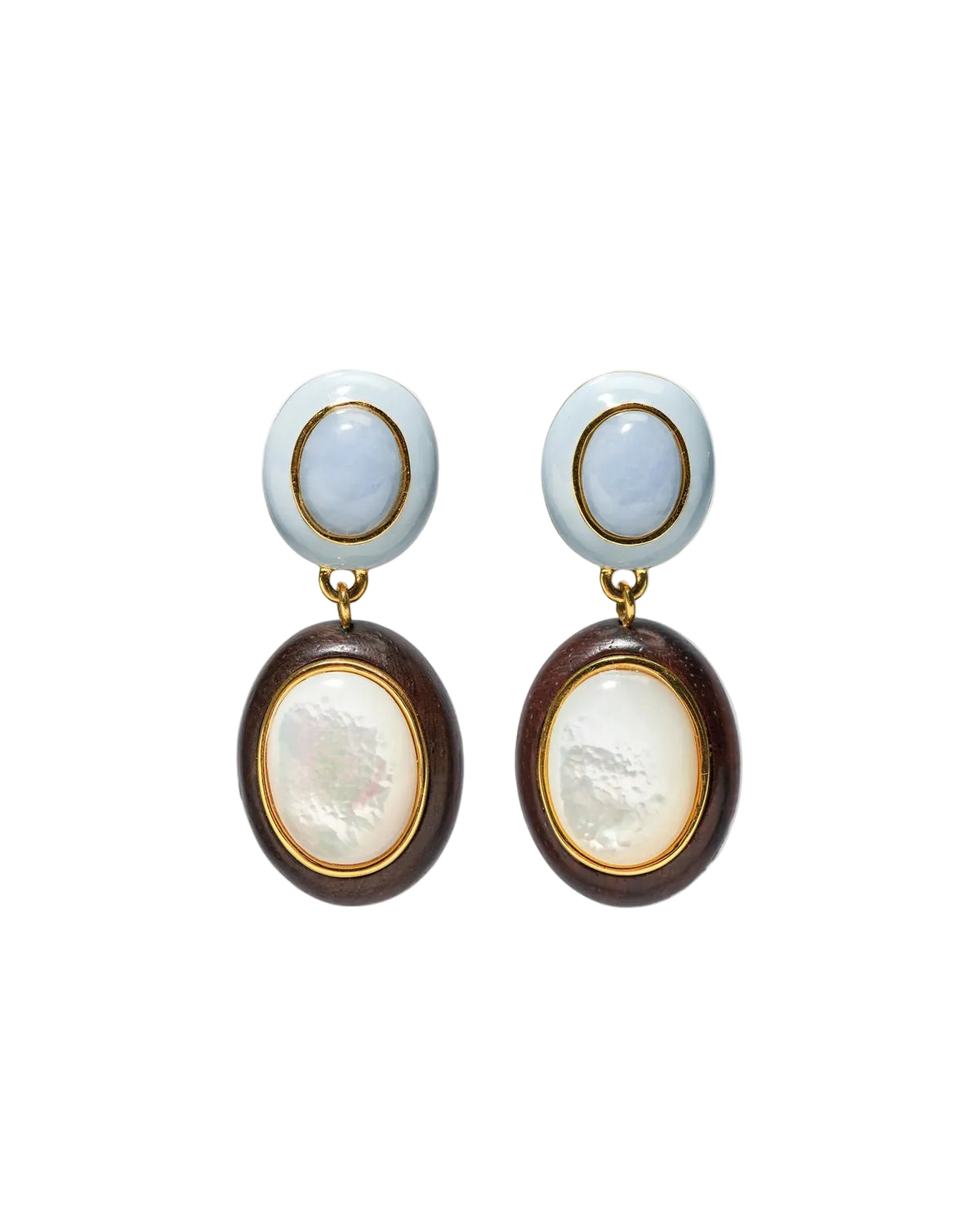 Papaya Earrings - Pearl