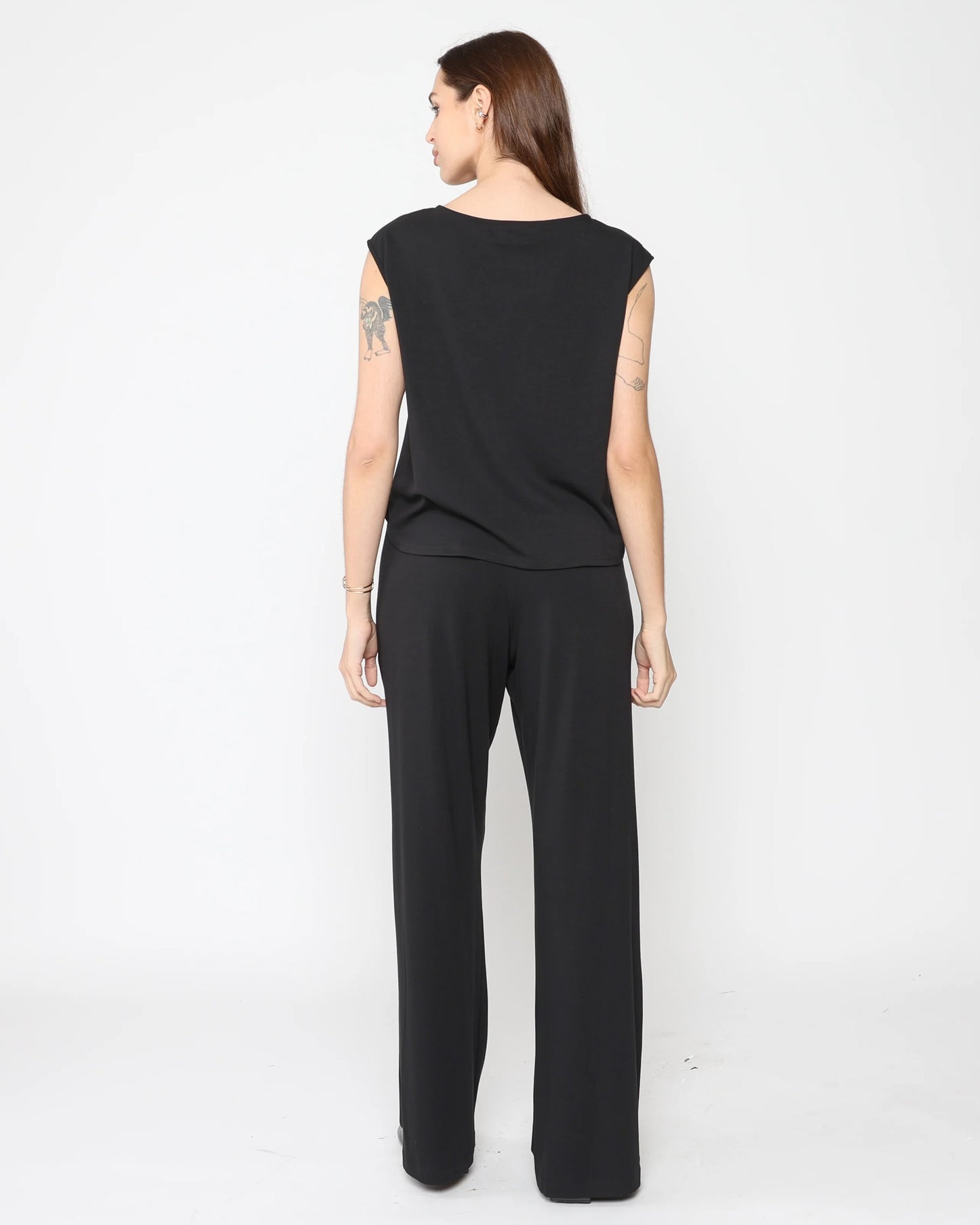 Jersey Lounge Tank - Black