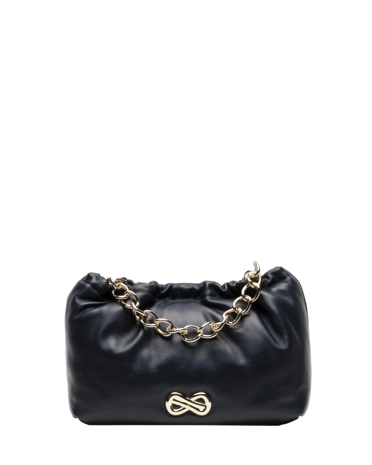 Bici Leather Bag - Navy