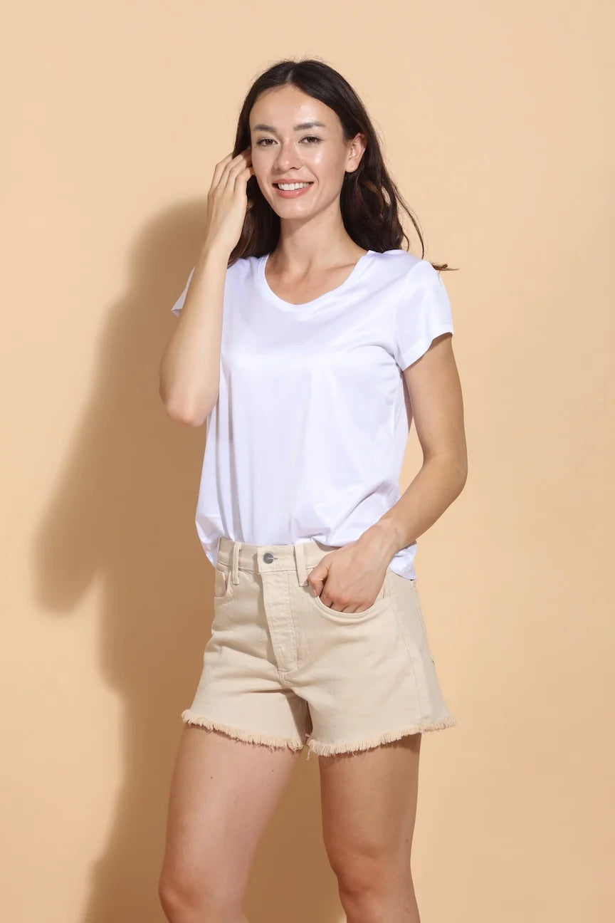 Modal Cotton Blend T-Shirt