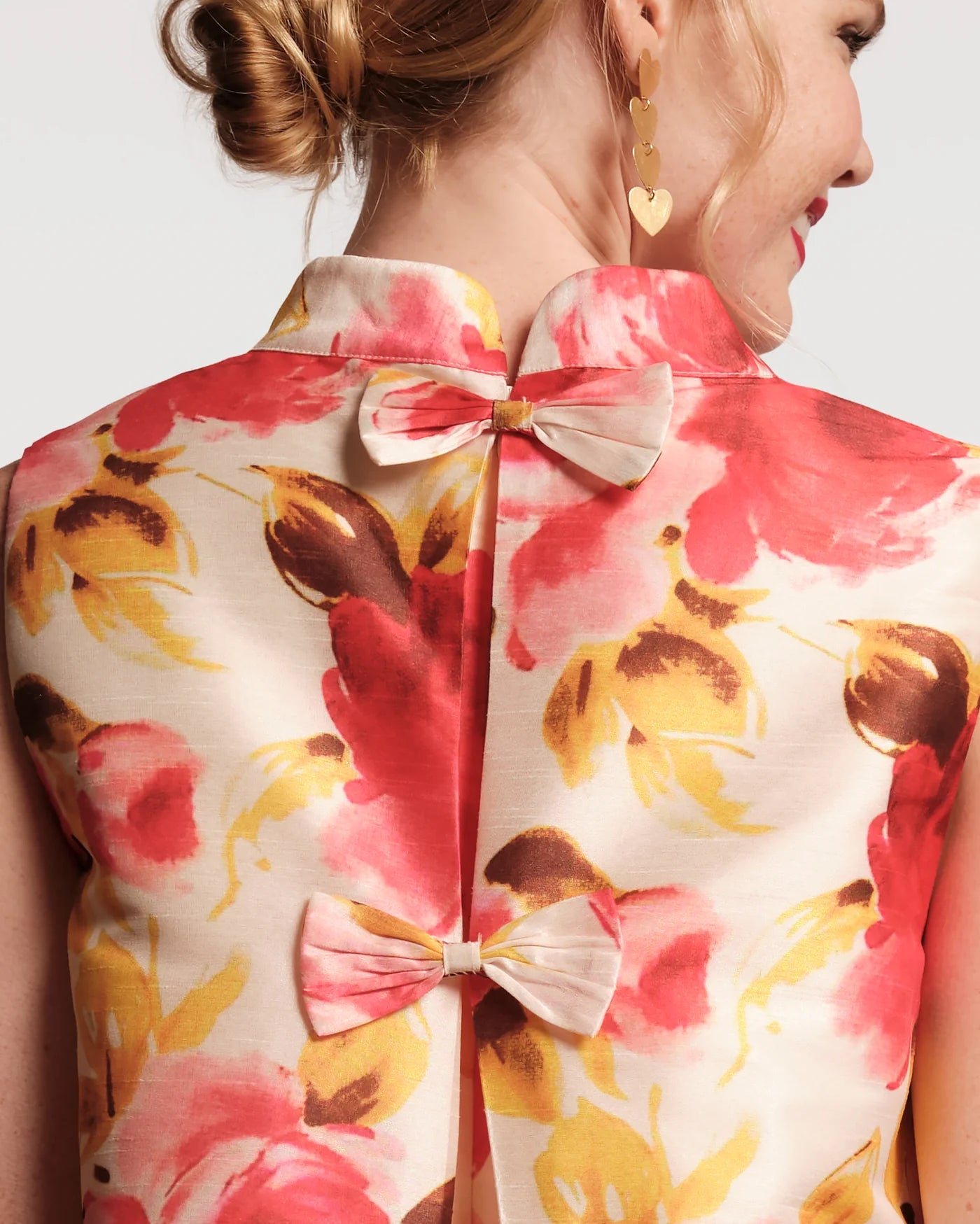 Diplomat Mini Dress - English Rose