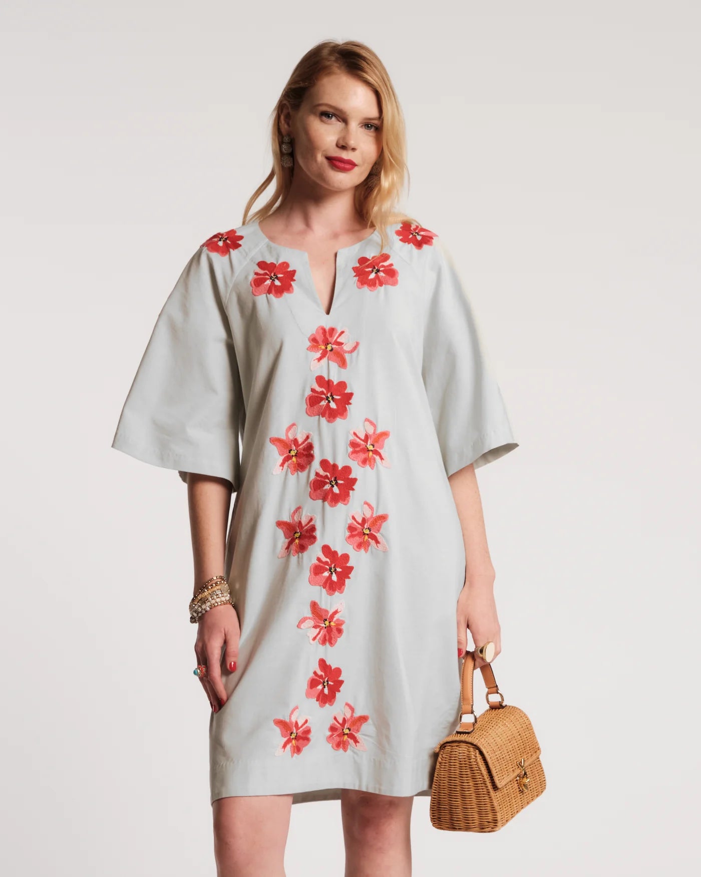 Charming Caftan Mini - Georgia Embroidered