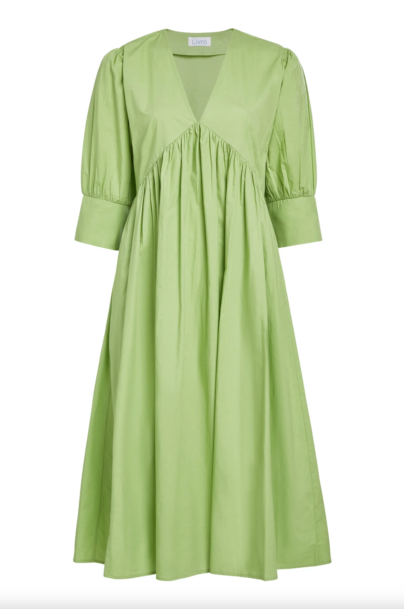 Ingrid Dress - Lime