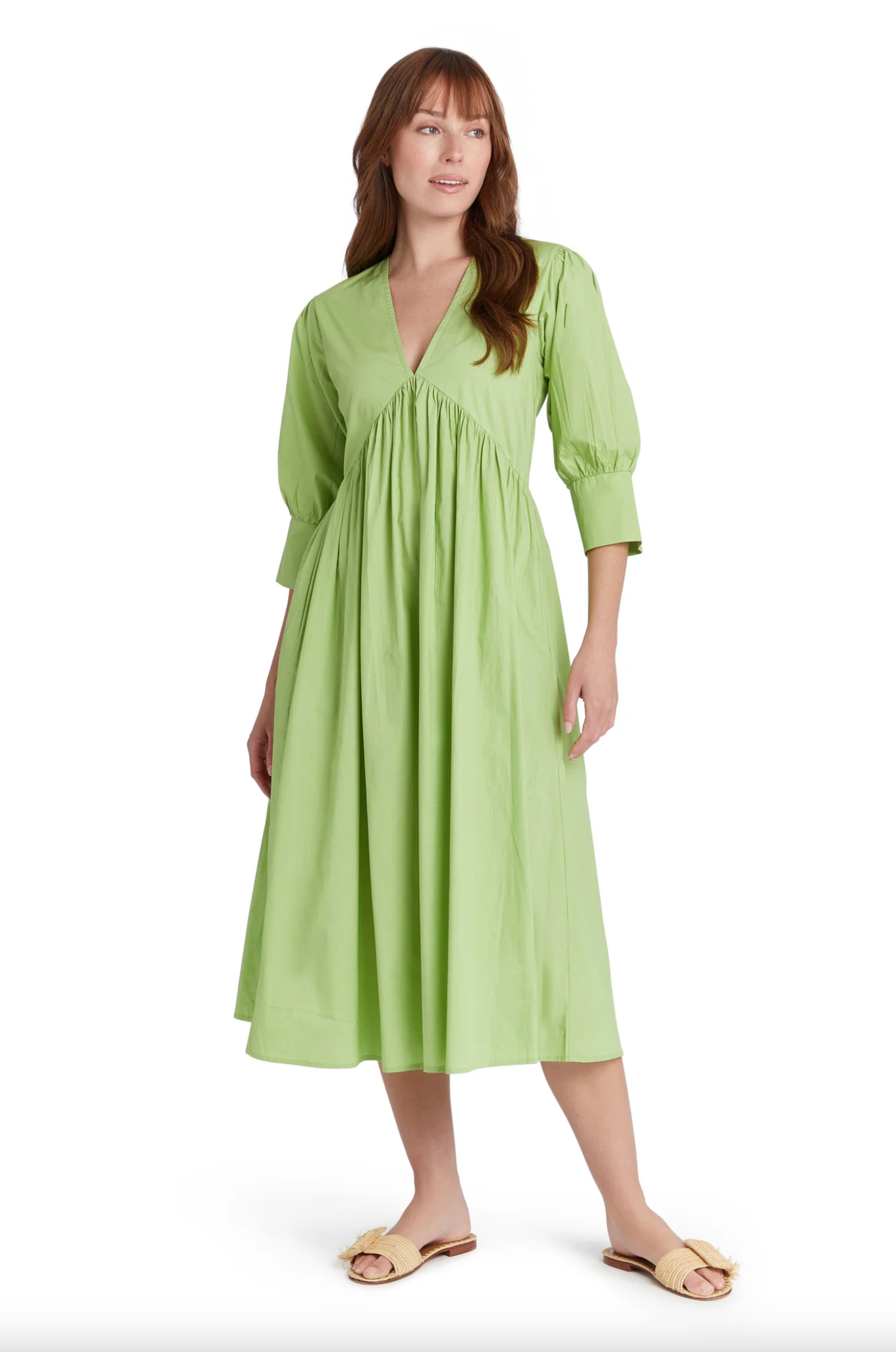 Ingrid Dress - Lime