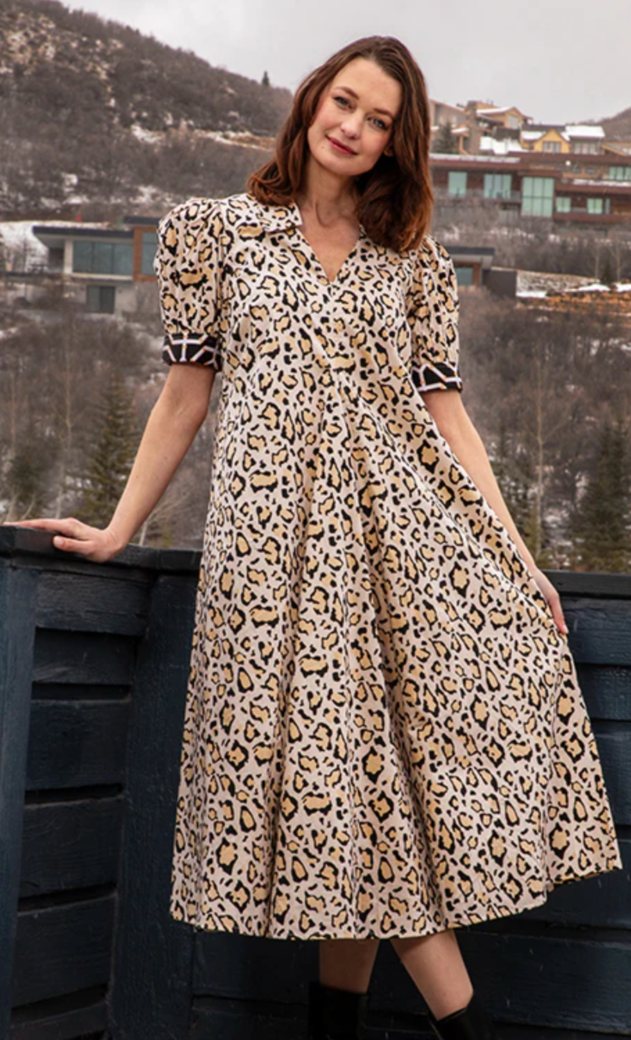Montauk Leopard Print Dress
