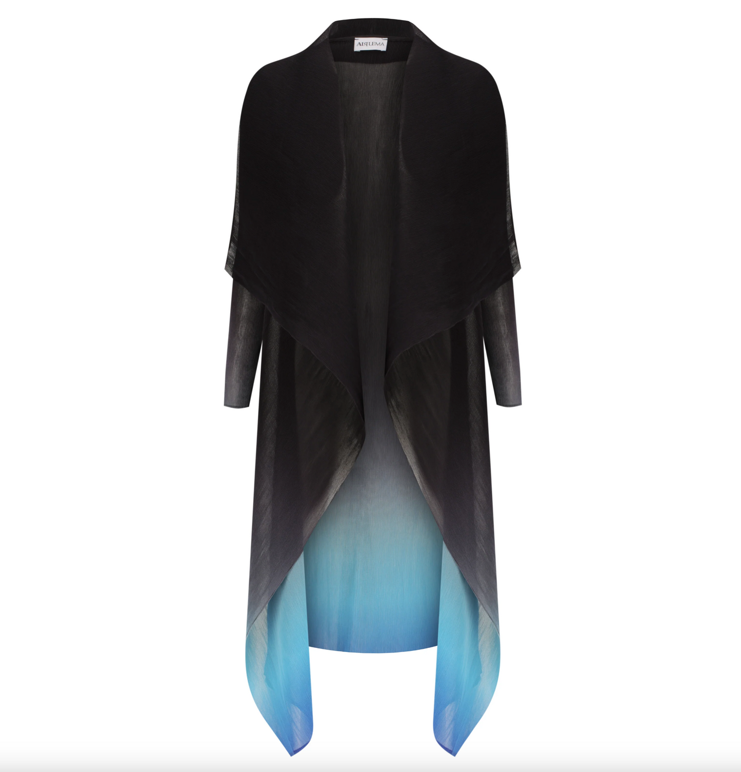 Collare Coat - Onyx to Malibu Blues