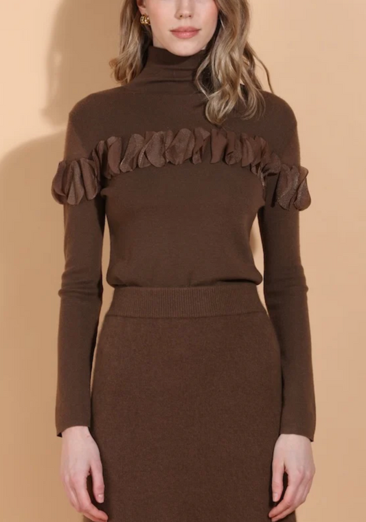 Merino Wool Sweater with Appliqué