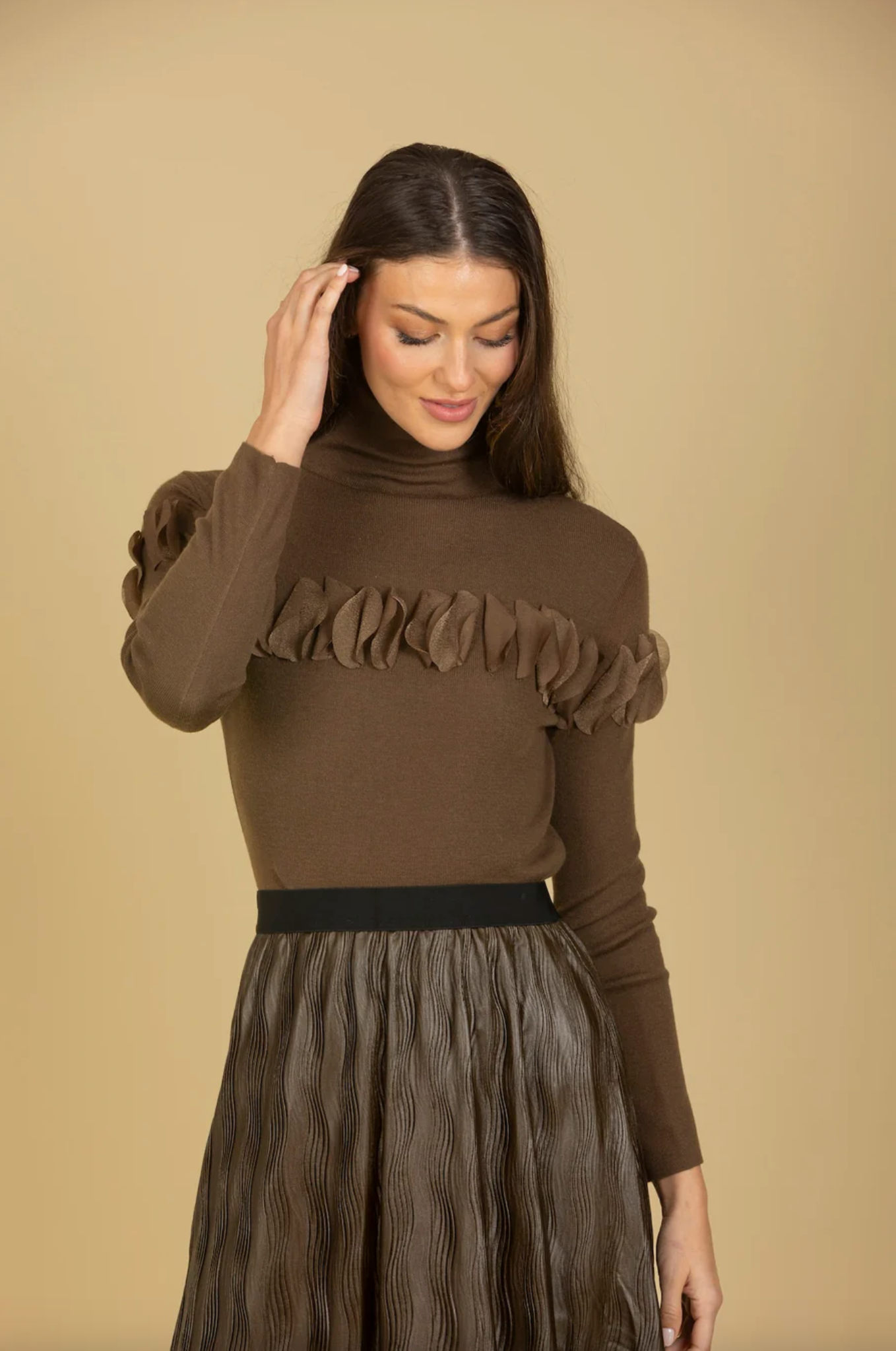 Merino Wool Sweater with Appliqué