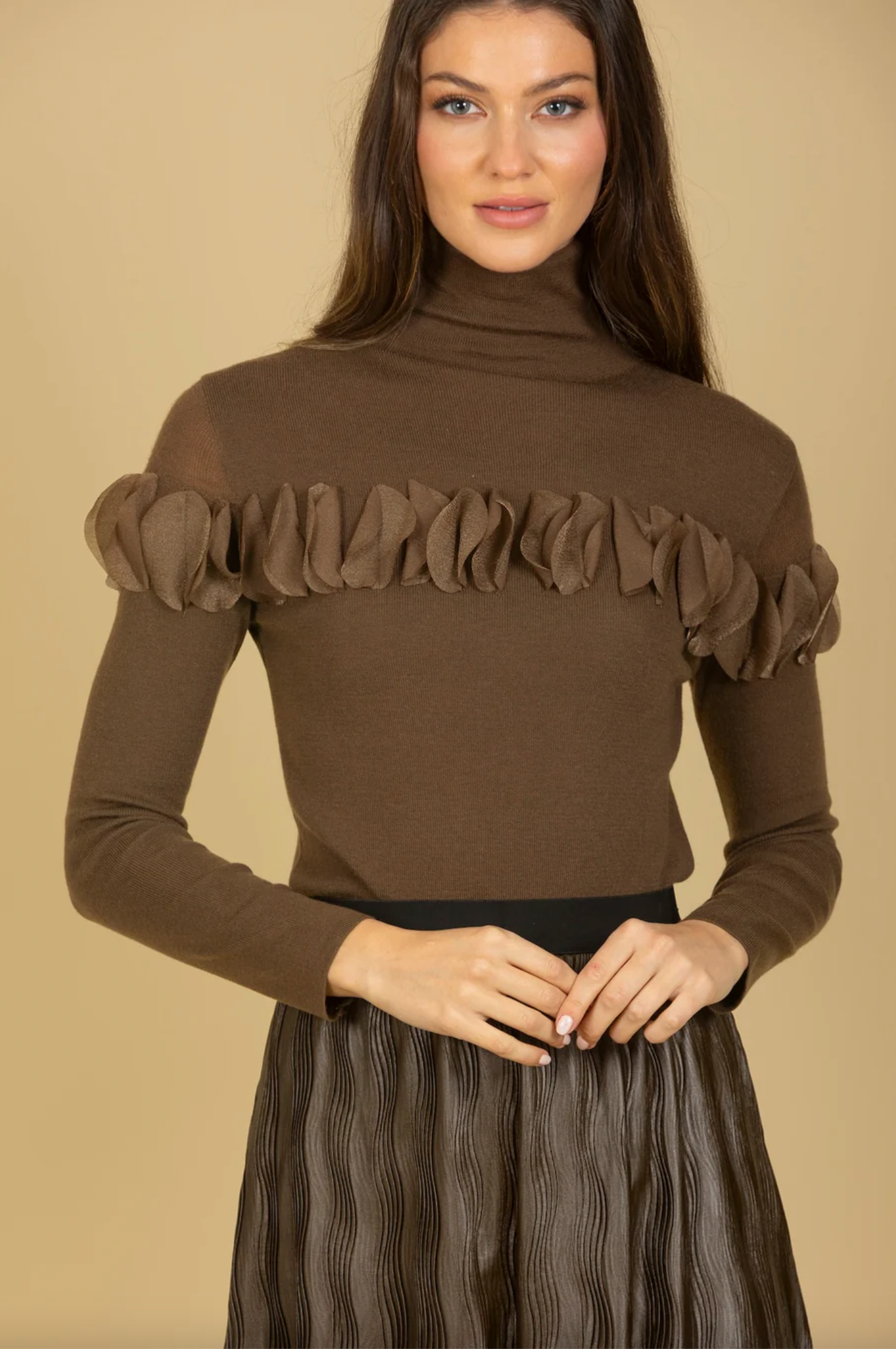 Merino Wool Sweater with Appliqué