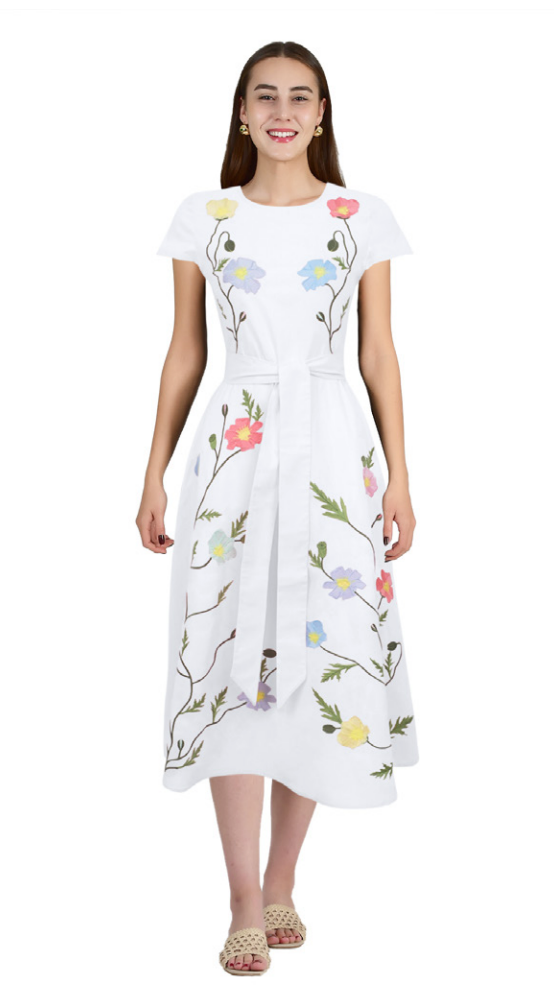 Busayo Dress - White