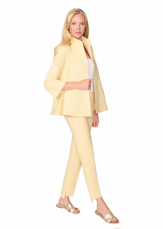 Short Swing Coat - Maize