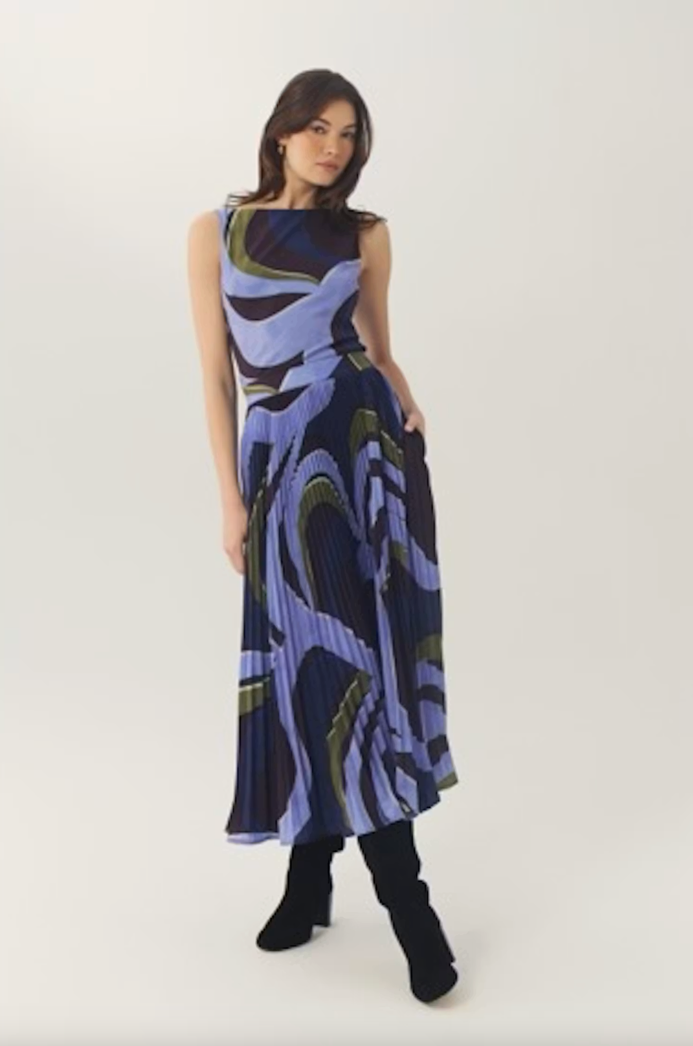 Max Skirt - Plum Multi