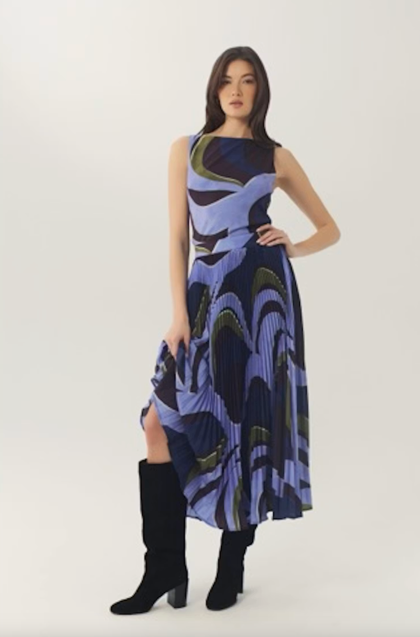 Max Skirt - Plum Multi