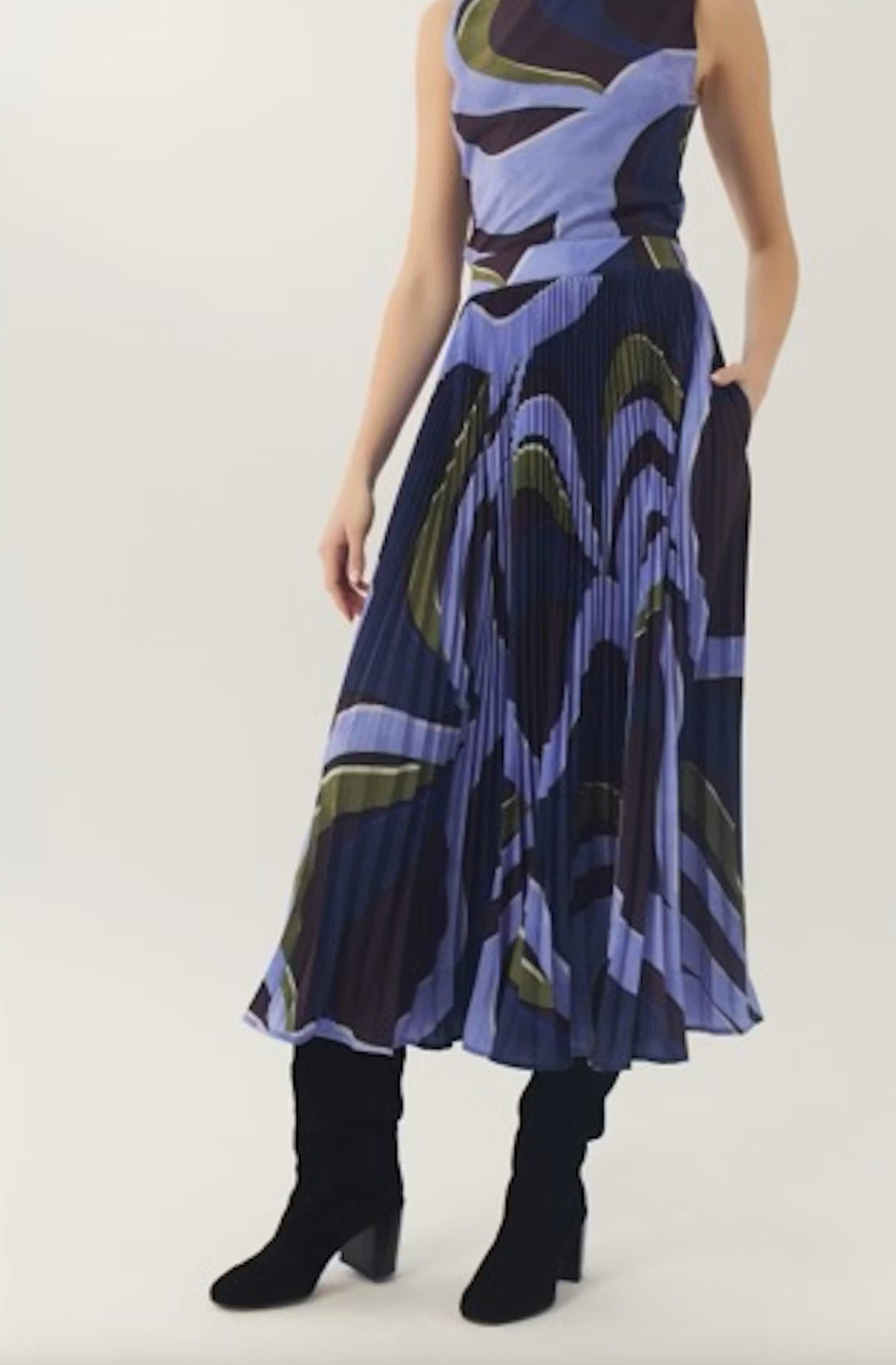 Max Skirt - Plum Multi