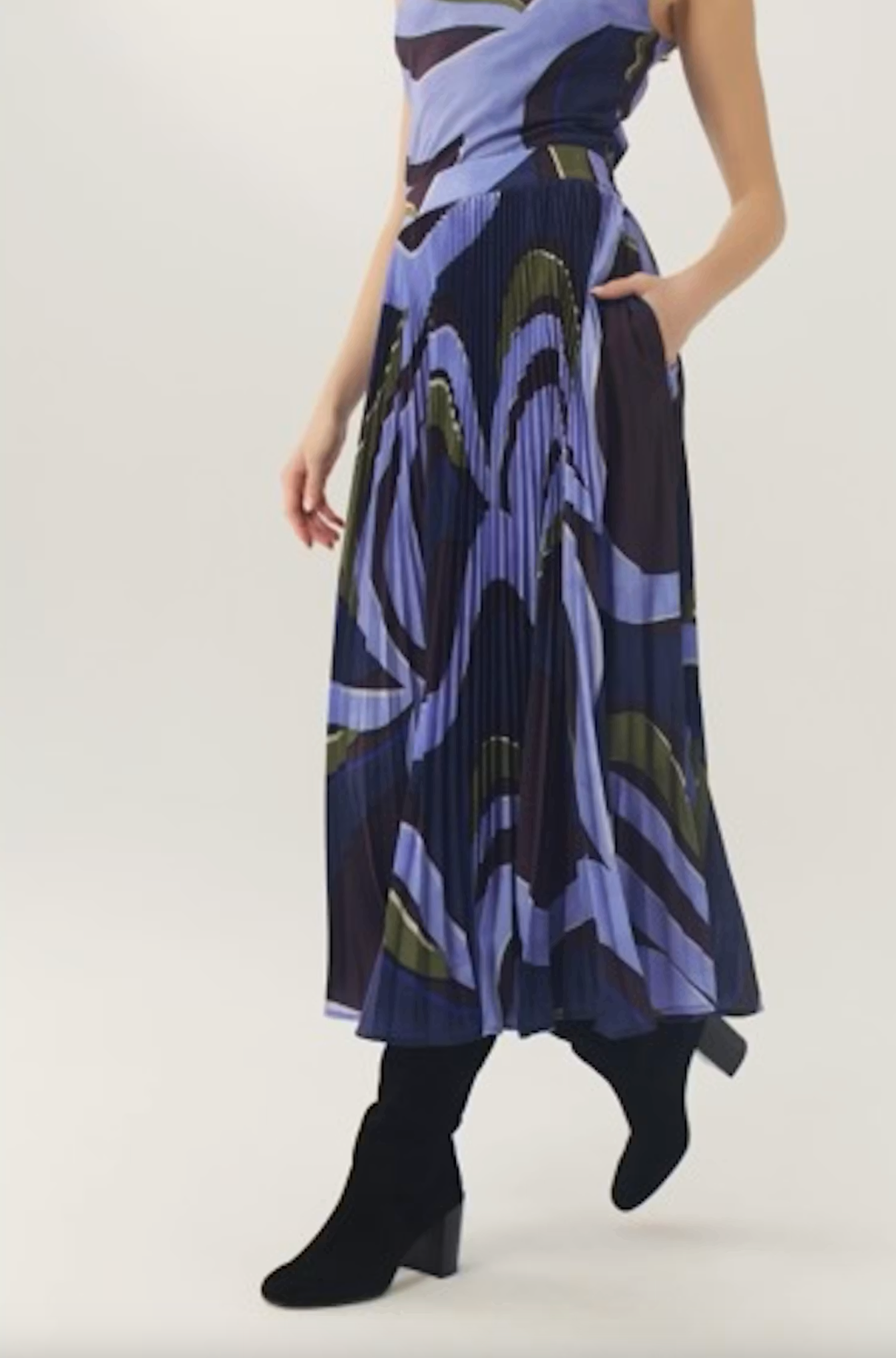 Max Skirt - Plum Multi