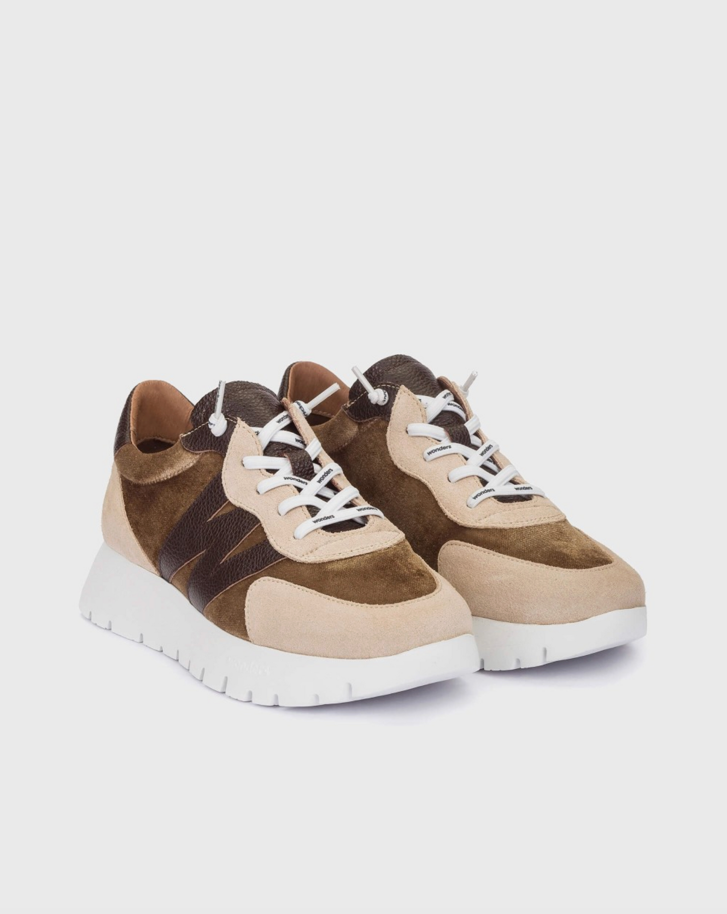 Odisei 111 Sneakers - Taupe/Coffee