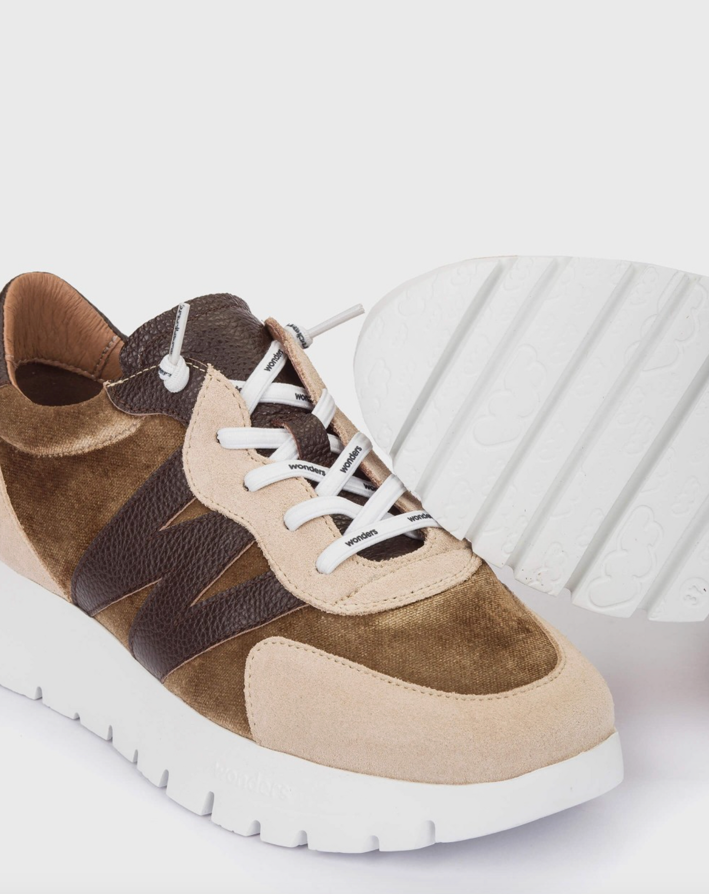 Odisei 111 Sneakers - Taupe/Coffee