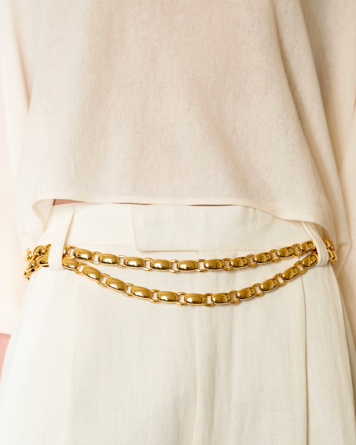 Etta Chain Belt - Gold