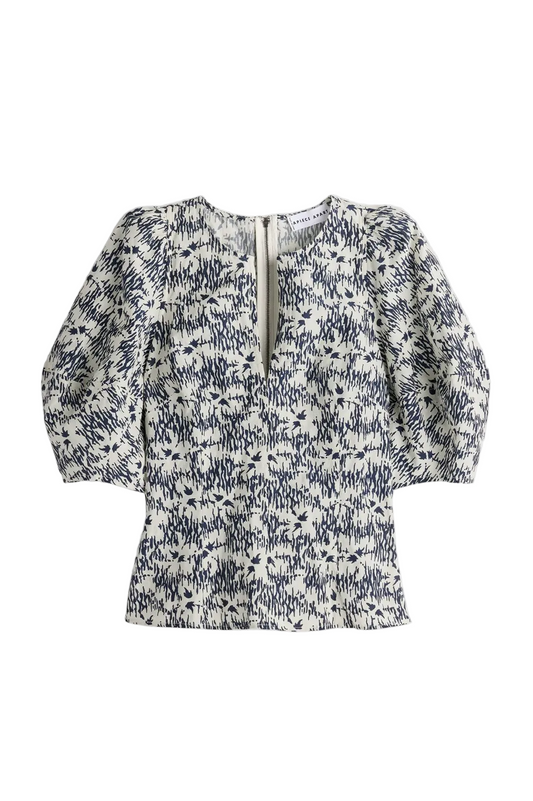 Sculpted Bina Top - Tropical Midnight