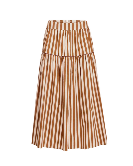 Quinn Skirt - Tuck Stripes
