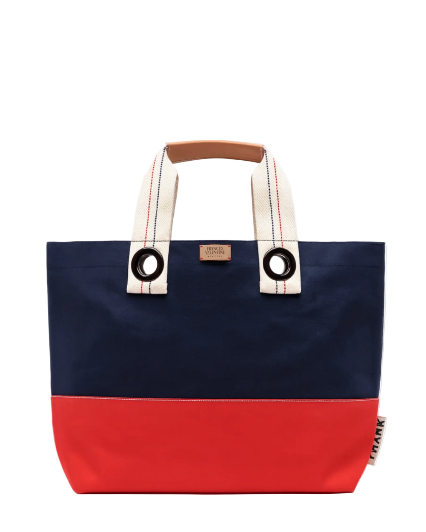 Summer Tote - Navy/Red