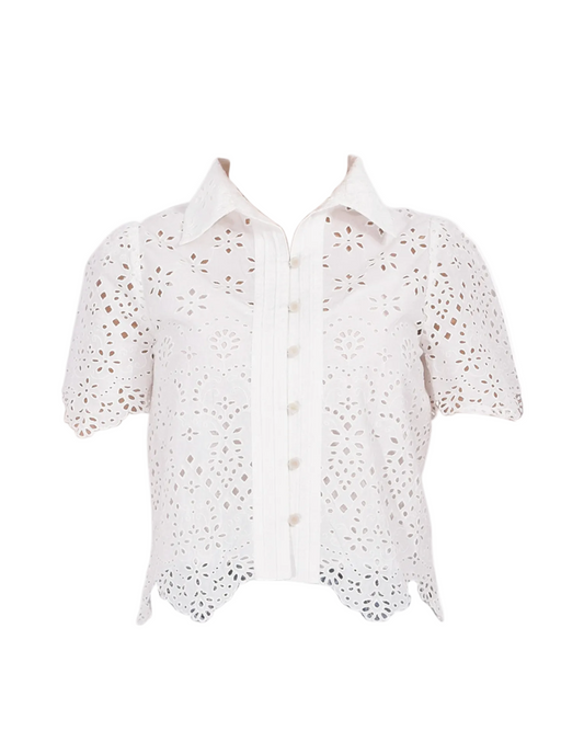 Abigail Top - Bright White