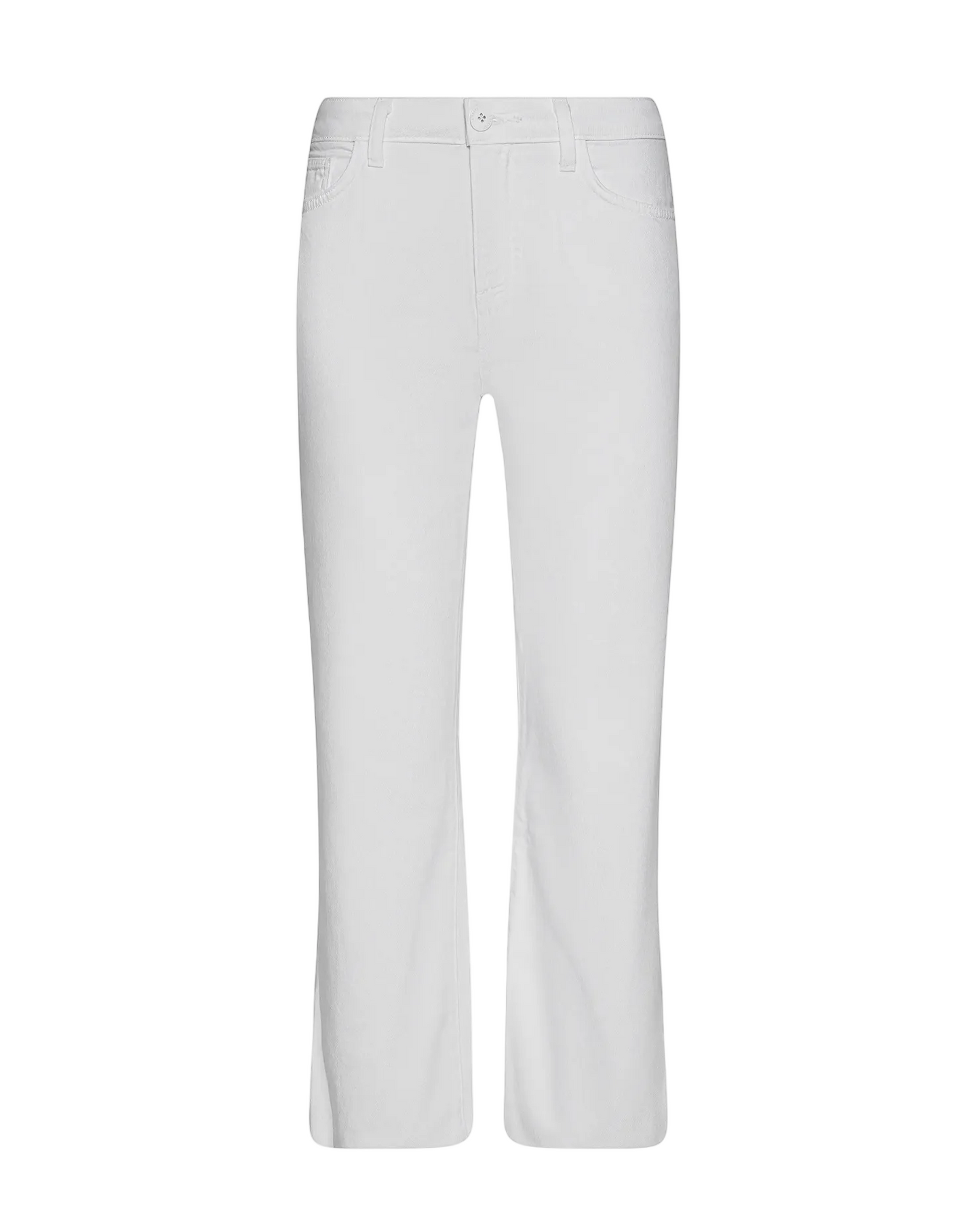 Wanda High Rise Wide Leg Crop - Blanc