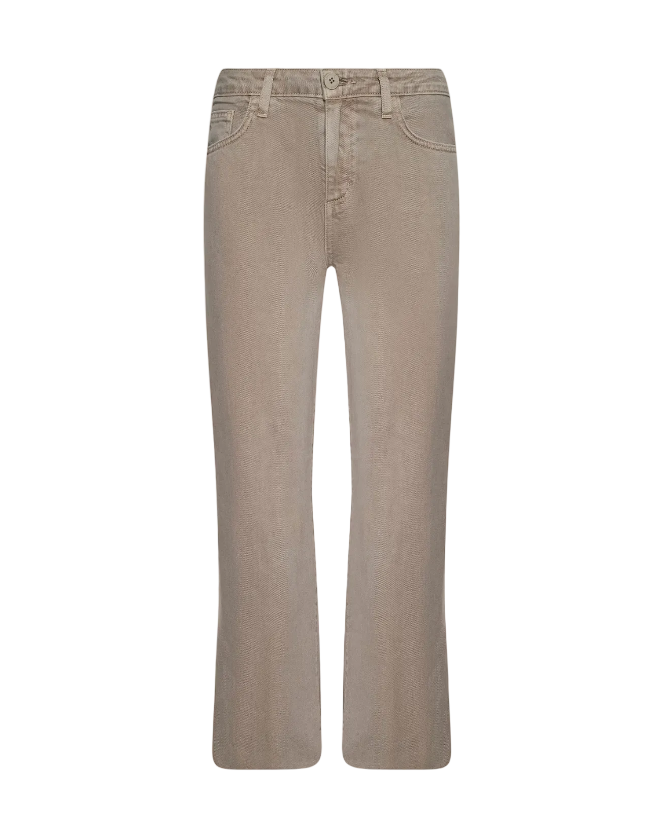 Wanda High Rise Wide Leg Crop - Biscuit