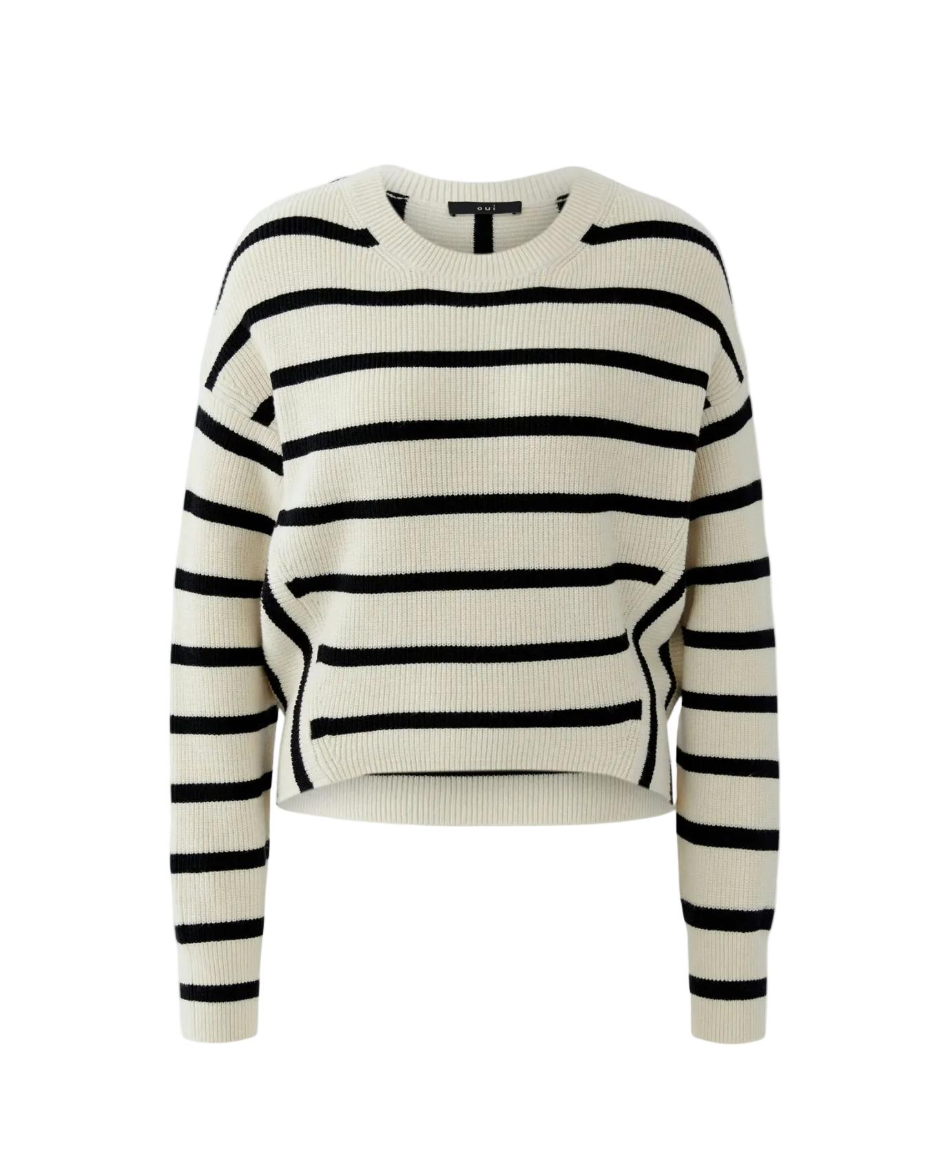 Striped Pullover - White/Black
