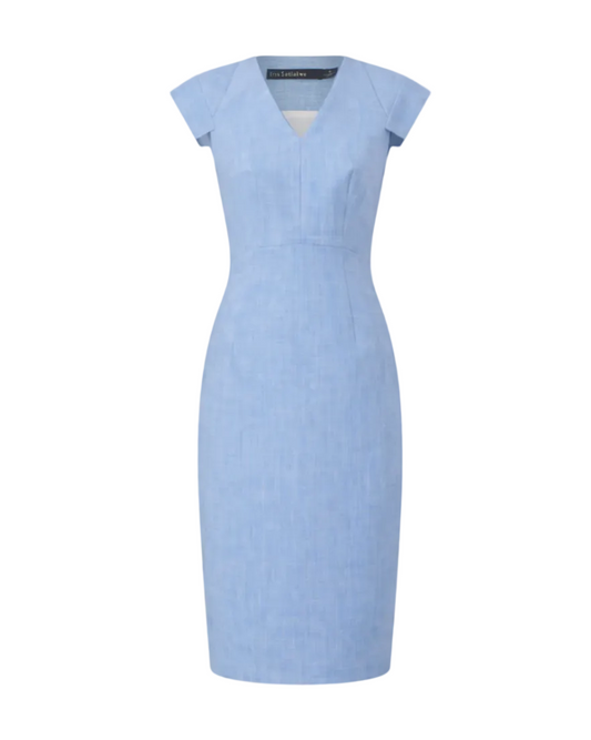 Fitted Dress - Midnight Blue