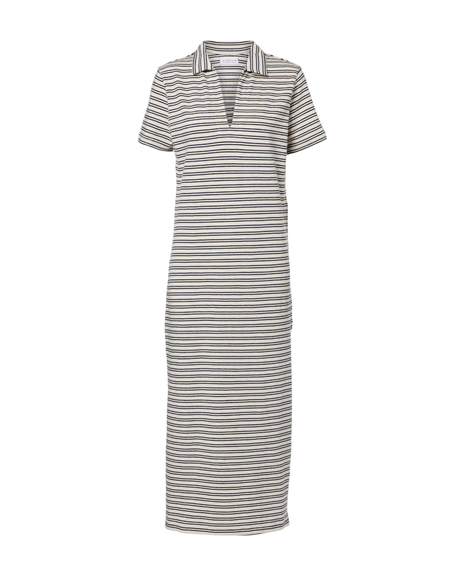 Corin Dress - Natural/Navy