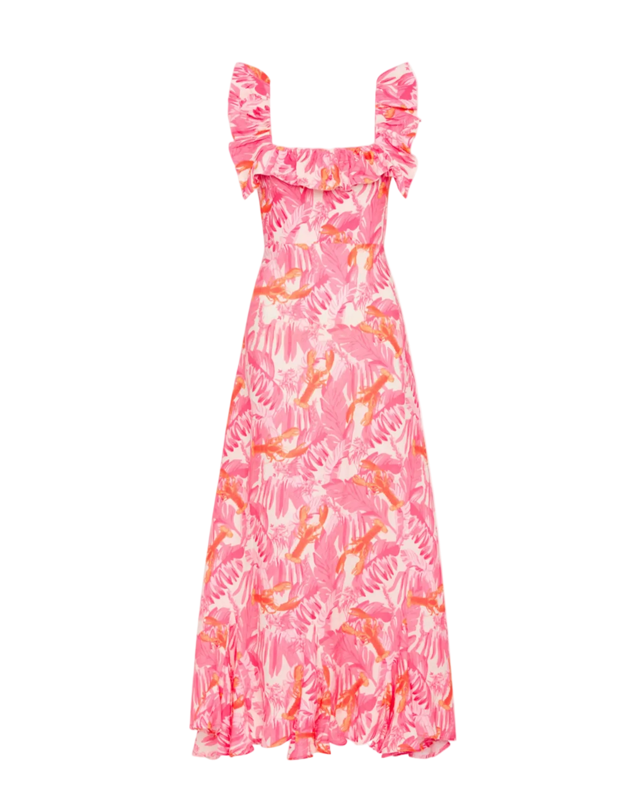 Daisy Dress - Pink Lobster