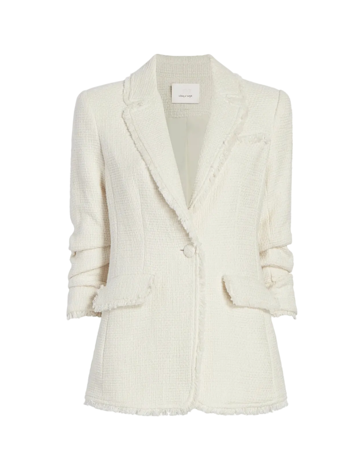 Boucle Khloe Blazer - Gardenia