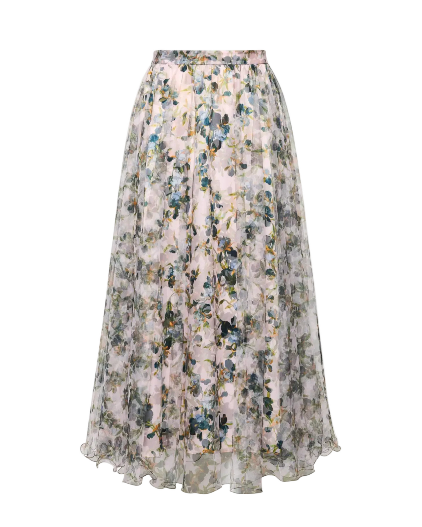 Trailing Iris Sofia Skirt - Rosy Cloud Multi