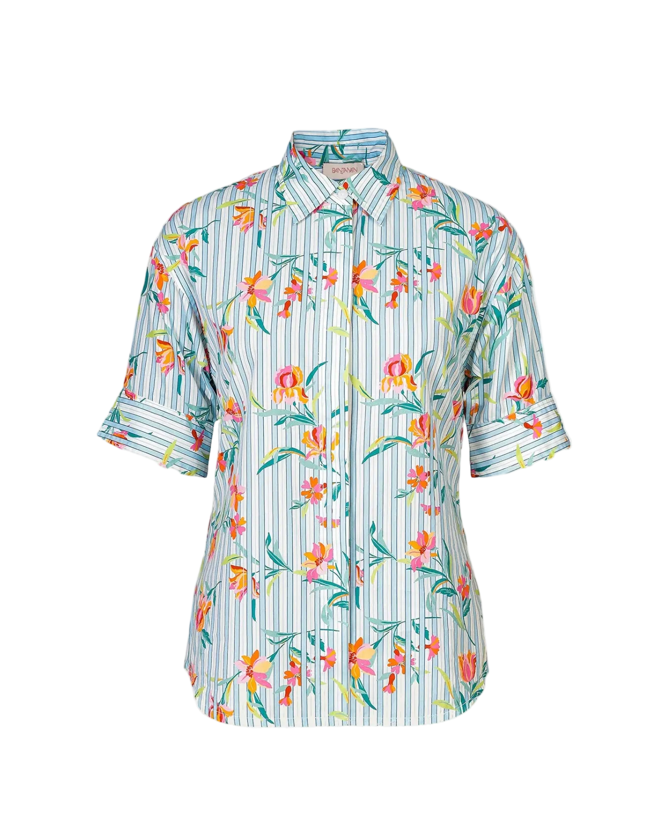 Jura Shirt - Orchid Pinstripe Placid