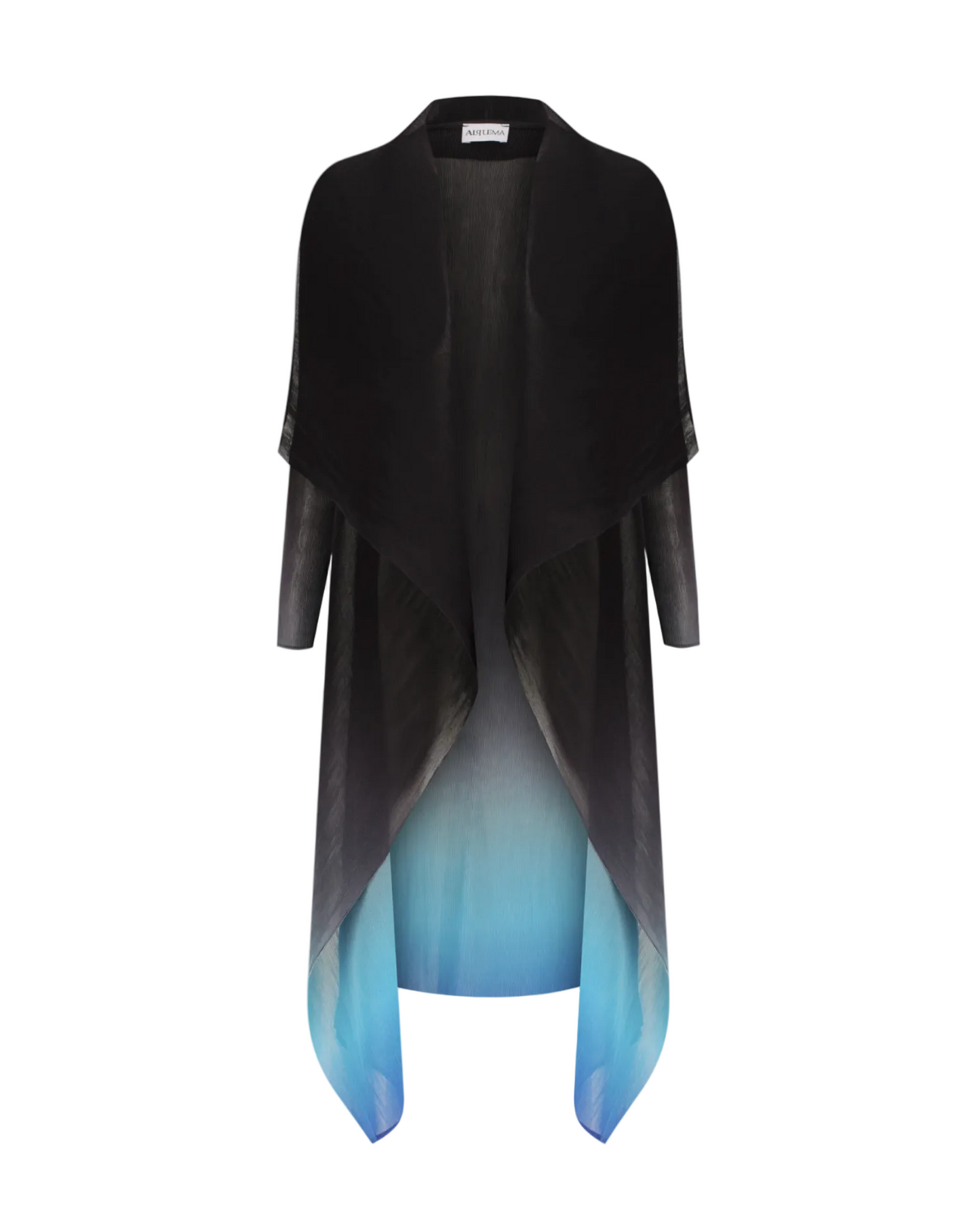 Collare Coat - Onyx to Malibu Blues