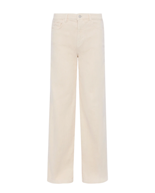Scottie High Rise Wide Leg - French Vanilla