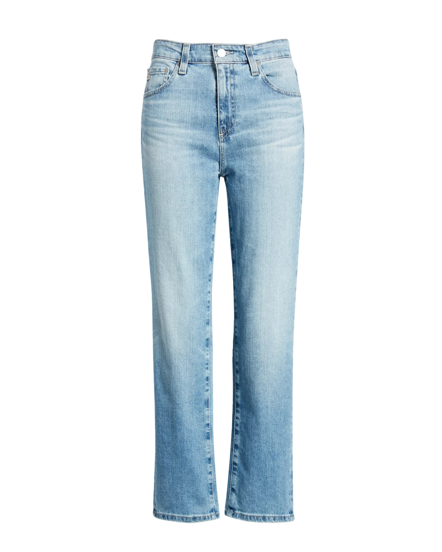 Saige High-Rise Straight Leg Crop - 22 Year Whisper