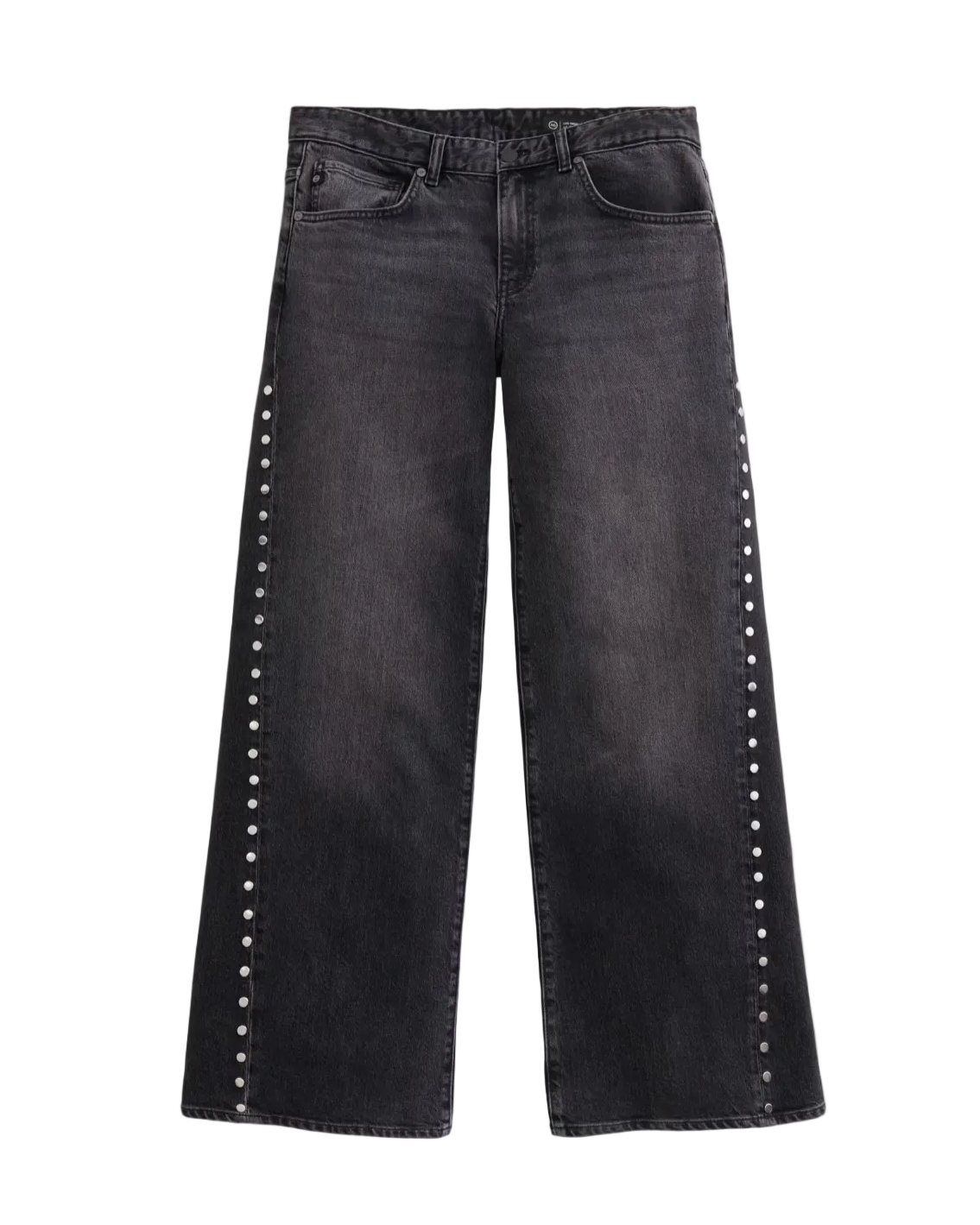 Adria Studded Low-Rise Wide Leg - Immensity