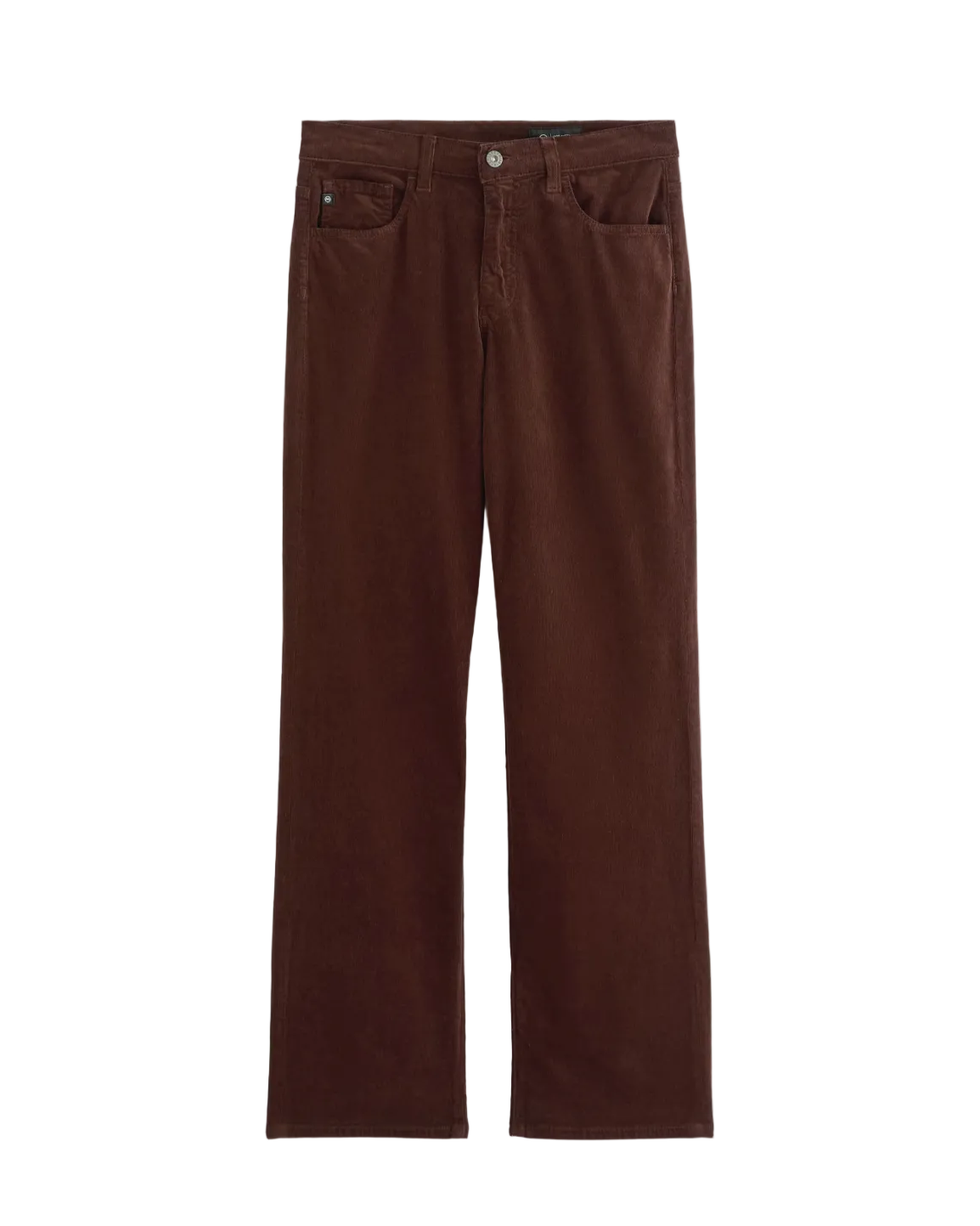 Brinley Corduroy Mid-Rise Straight - Coffee Bean