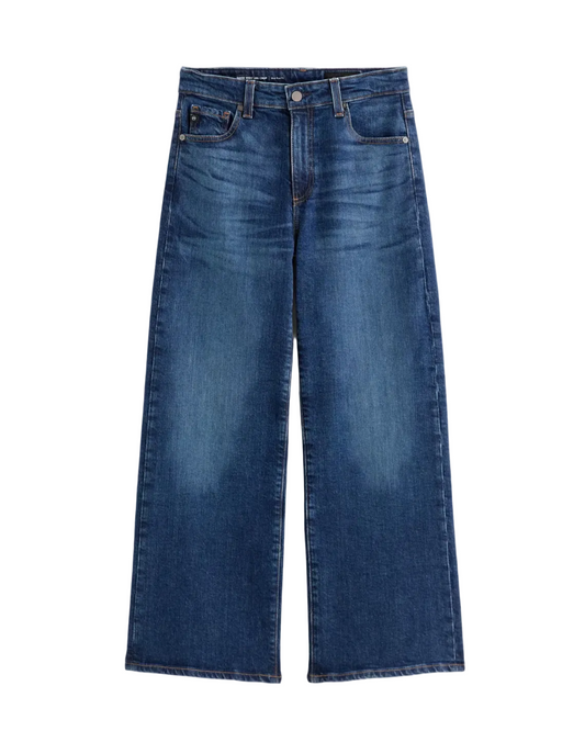 Saige Mid-Rise Wide Leg Crop - Veiled