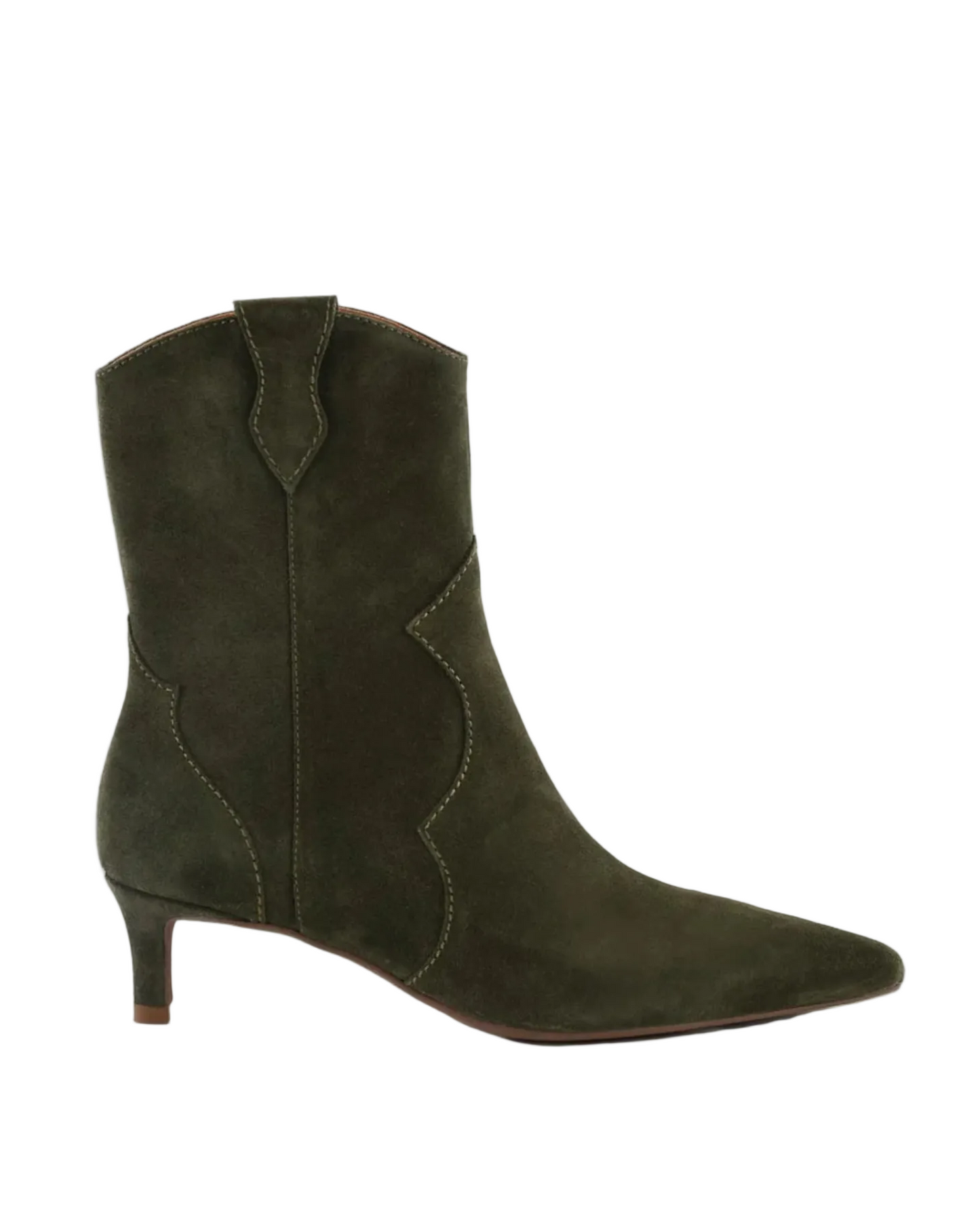 Dallas Boot - Olive Suede
