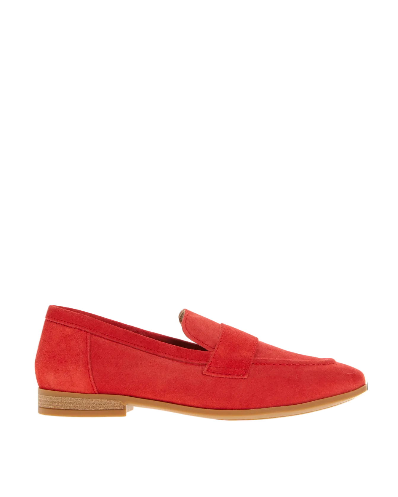 Ardelle Loafer - Red Suede