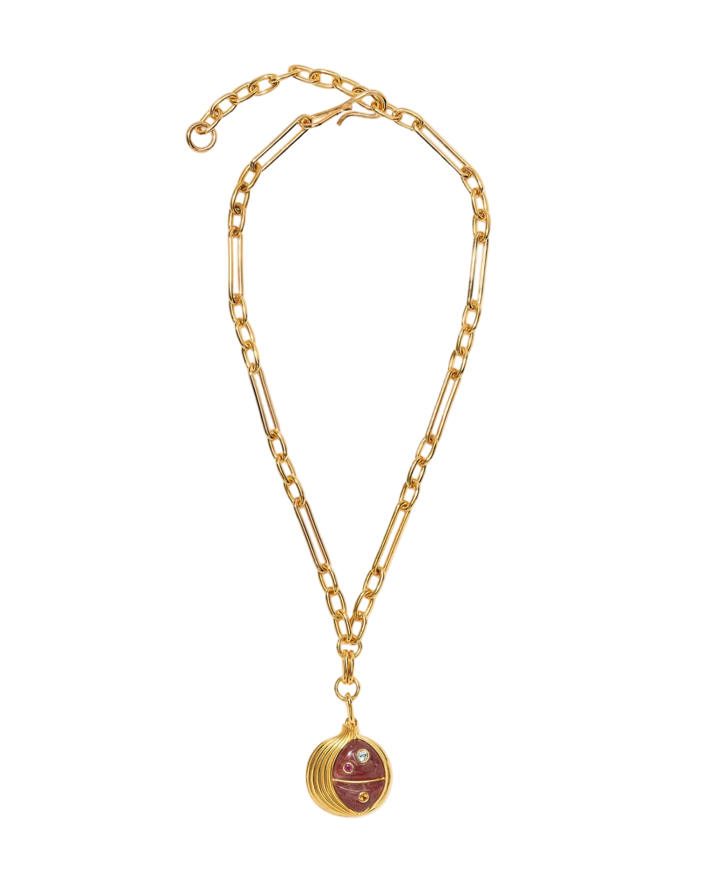 Pomegranate Pendant Necklace - Gold
