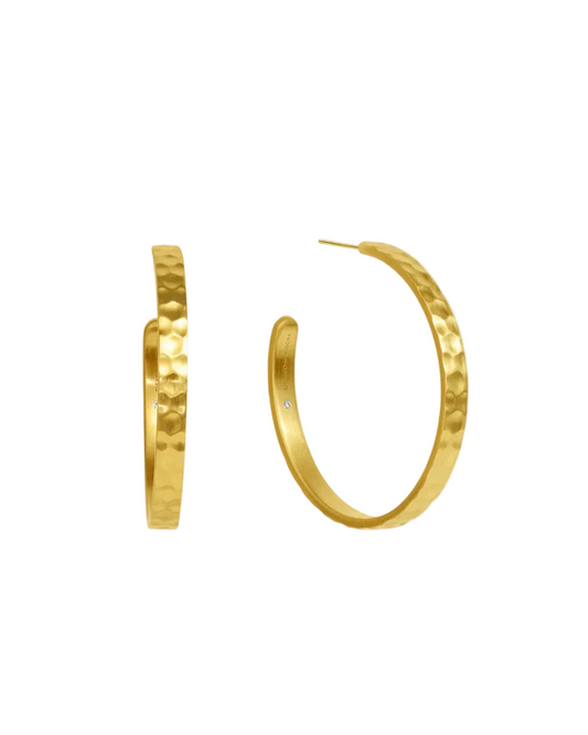 Nomad Midi Hoops - Gold