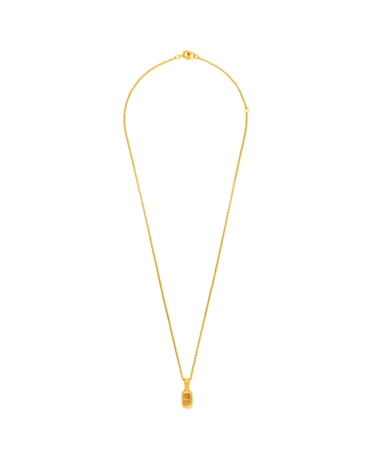 Petite 86400 Fortune Buoy Necklace - Gold