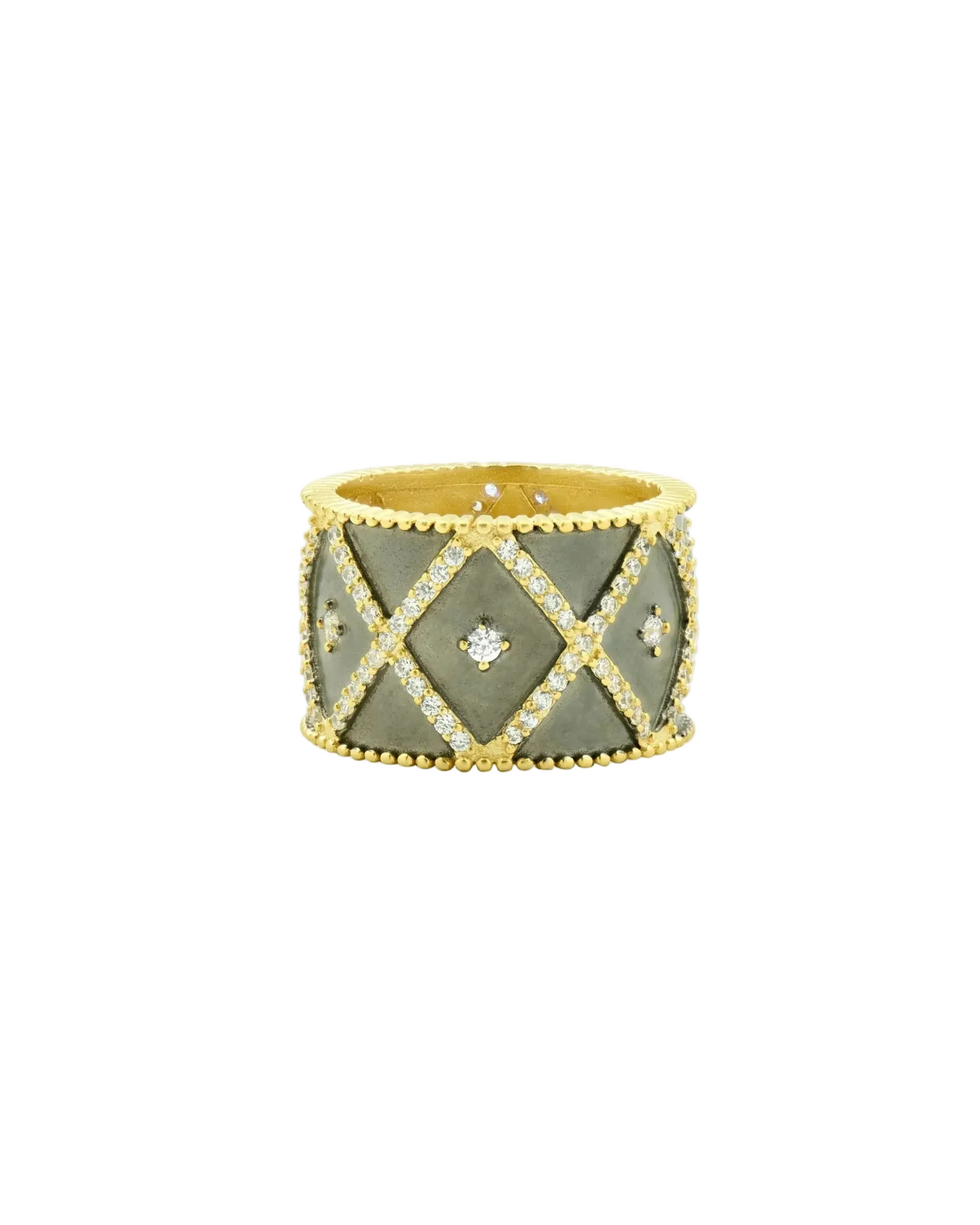 All-Time Favorite Cigar Band Ring - Black and Gold