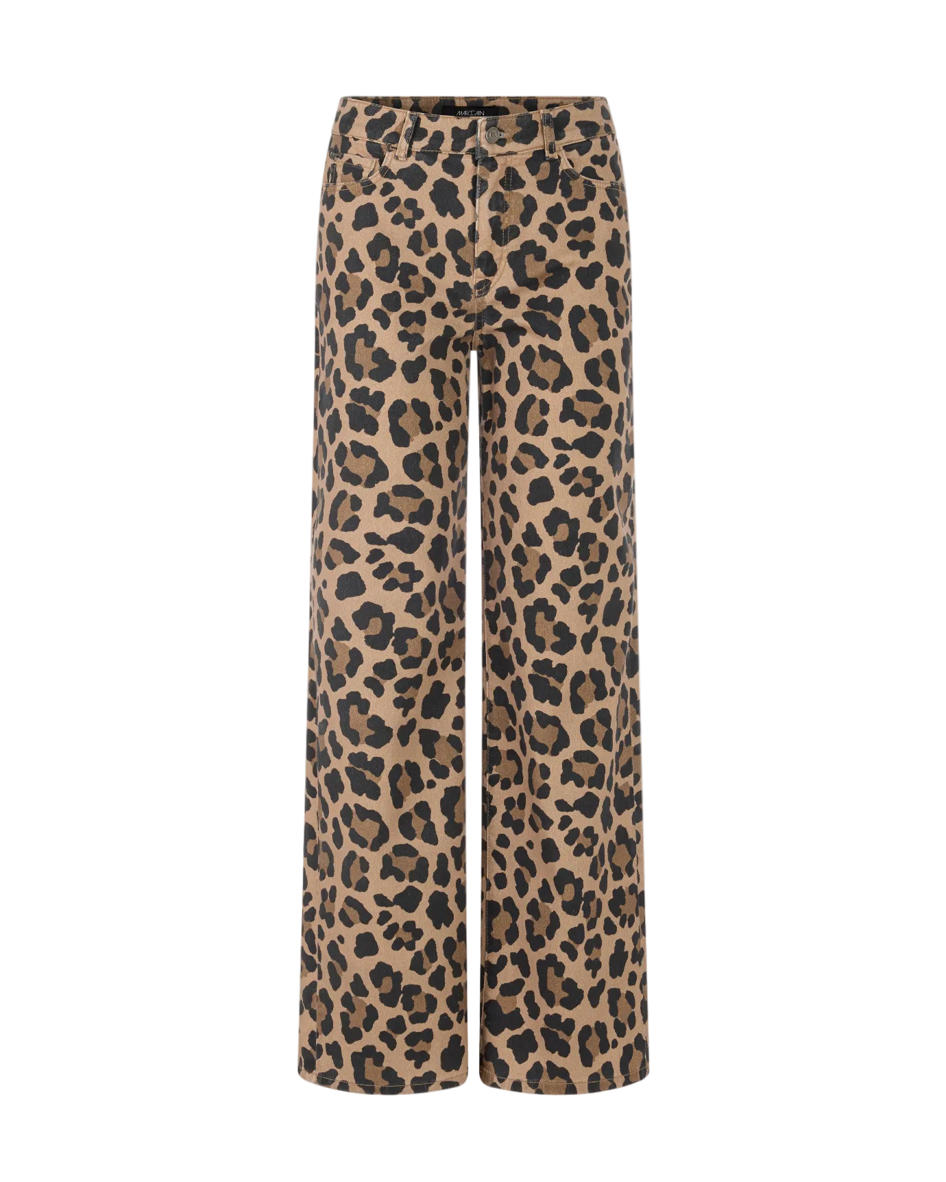 Wigan Wide Jeans with High Waistband - Milk Coffee