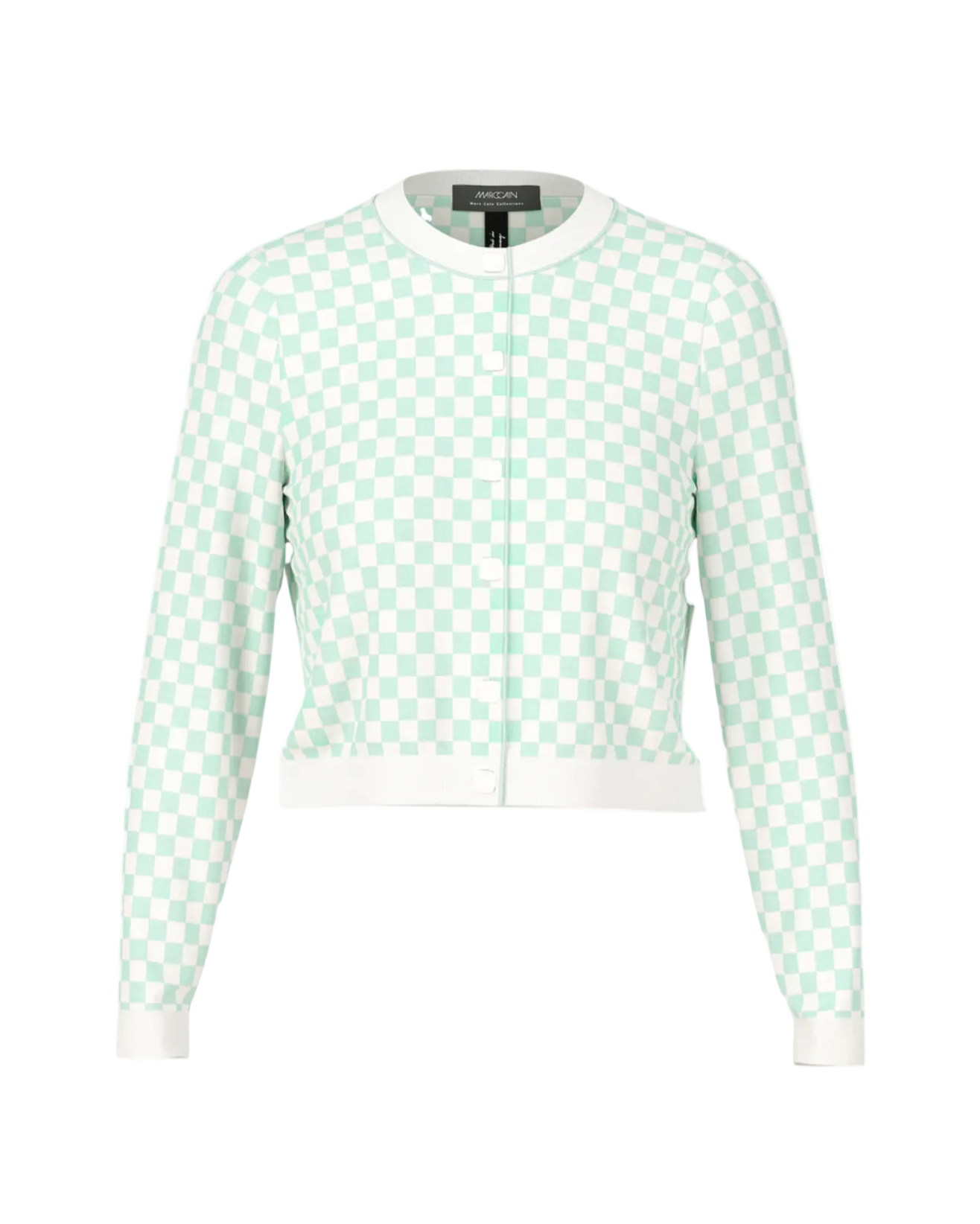 Rethink Together Round Neck Cardigan - Aqua